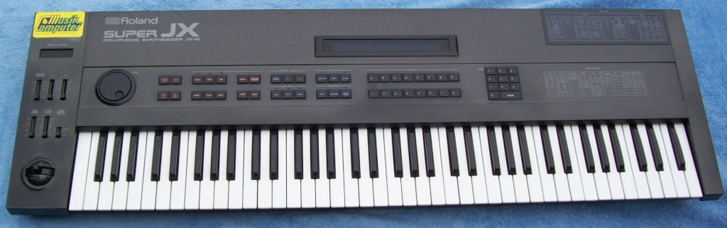 Roland JX-10 Klaviatur von oben