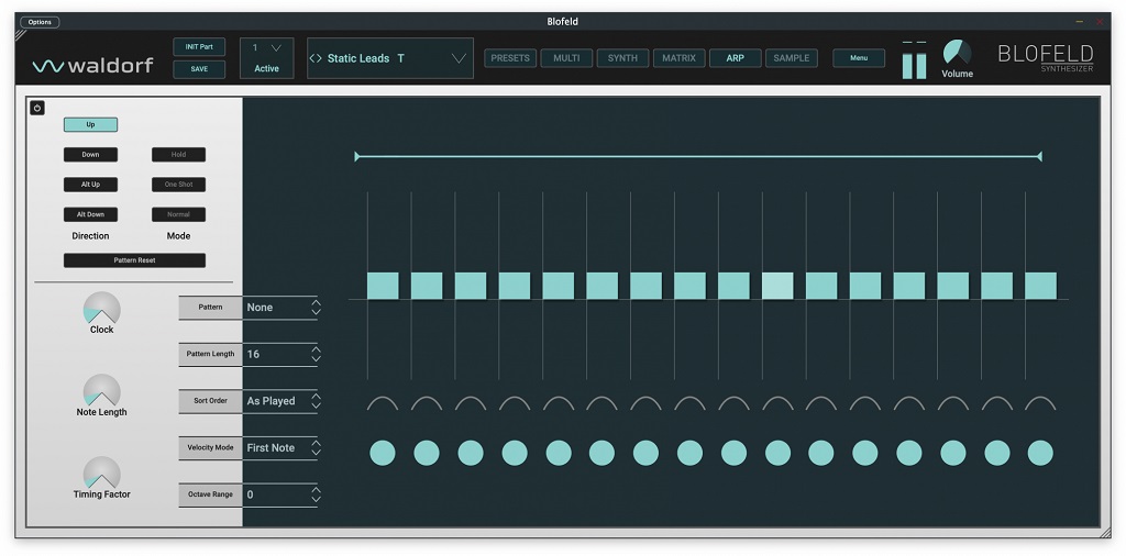 Waldorf Blofeld Plugin ARP