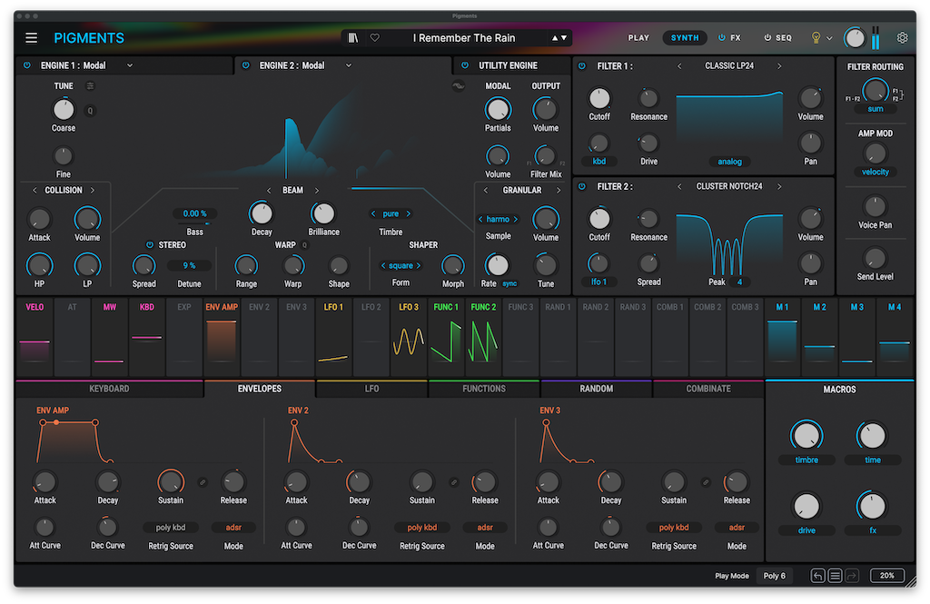 Arturia Pigments 6 mit Modal Engine