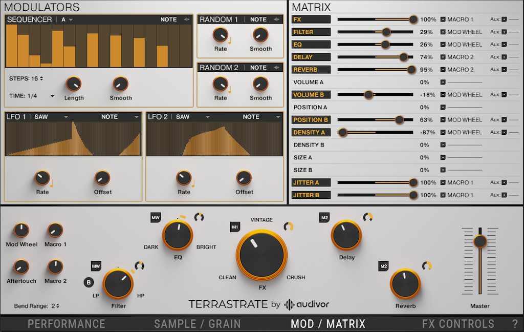 Audivor - Terrastrate - Modulation und Matrix