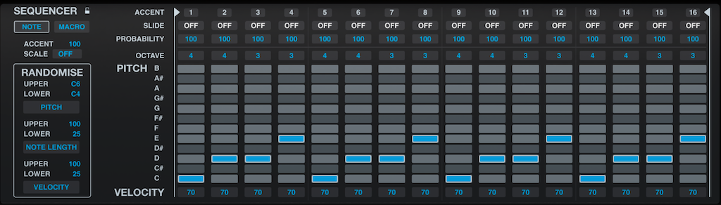 GForce Software - Novation Bass Station - Sequencer