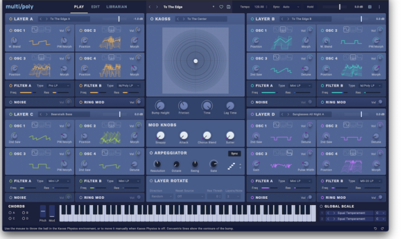 Korg multi poly - 4-Layer Play-View